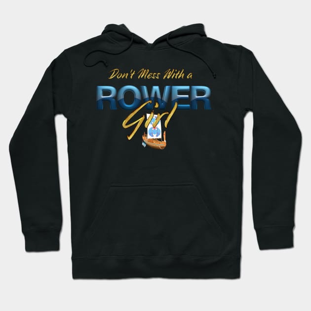 Rower Girl Hoodie by teepossible